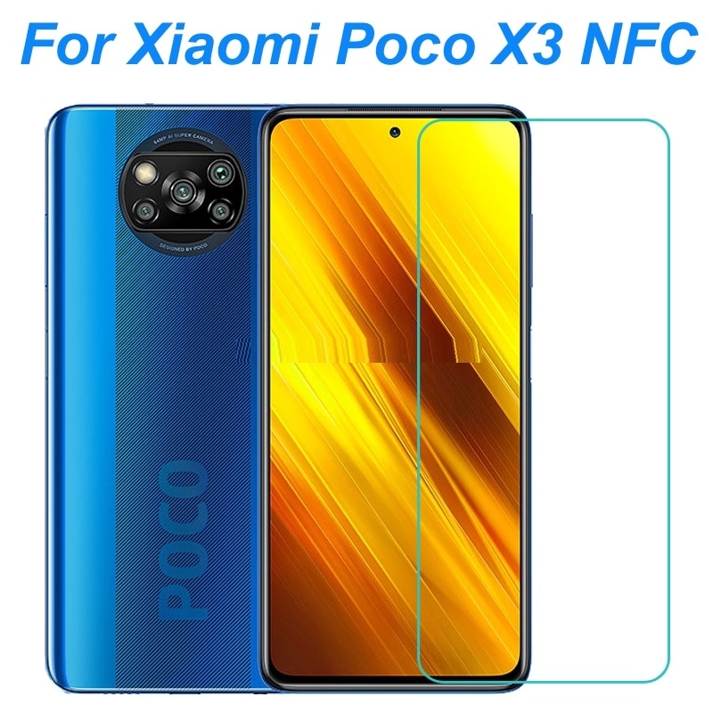 Case For Xiaomi Poco X3 NFC Protector & Camera Lens Cover Tempered Glass Explosion proof Protectors For Poco X3 NFC