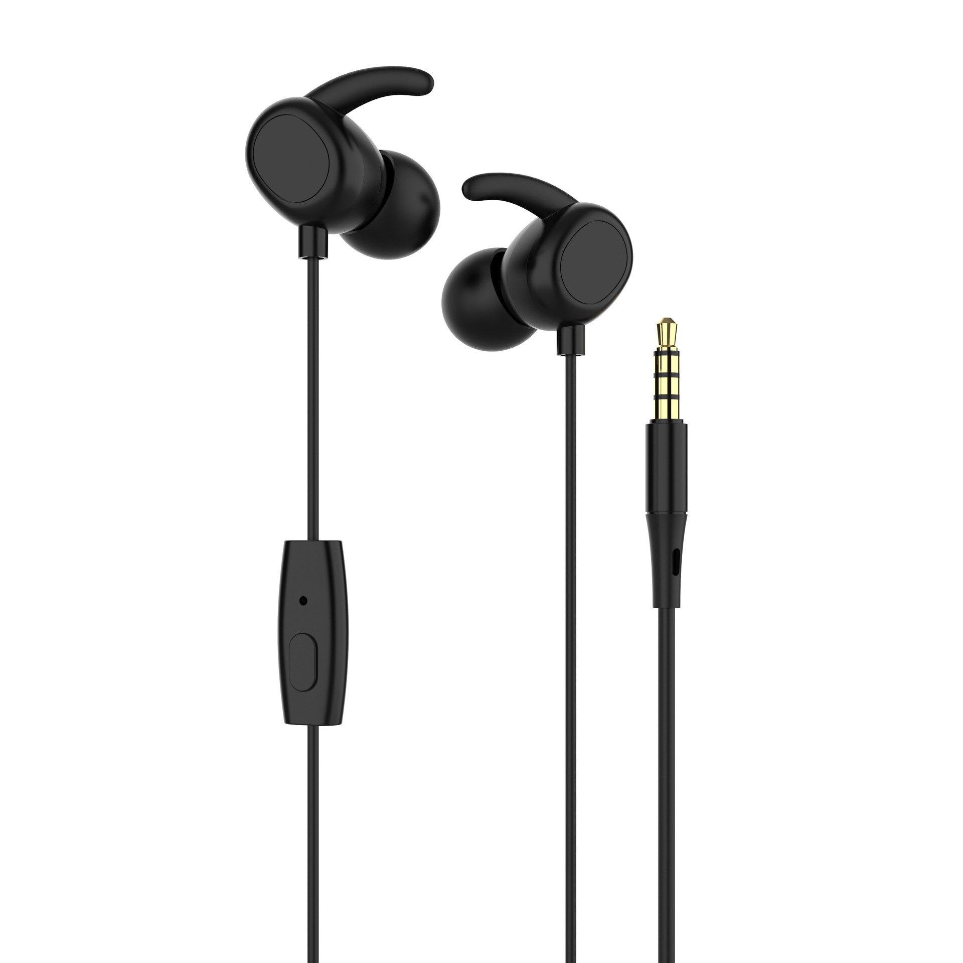 Senza fili Auricolare Bluetooth 4.1 Stereo Binaurale Regalo Impermeabile e Sudore a prova di Sport del Trasduttore Auricolare Del Telefono Mobile Universale Gancio per L'orecchio: E13000035-black