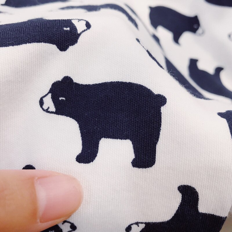 3 - 24M Bébé Pantalon Printemps et Automne Mince Pantalon Garçons Pur Coton Enfants Respirant À La Dessin Animé Ours Vêtements De Sport