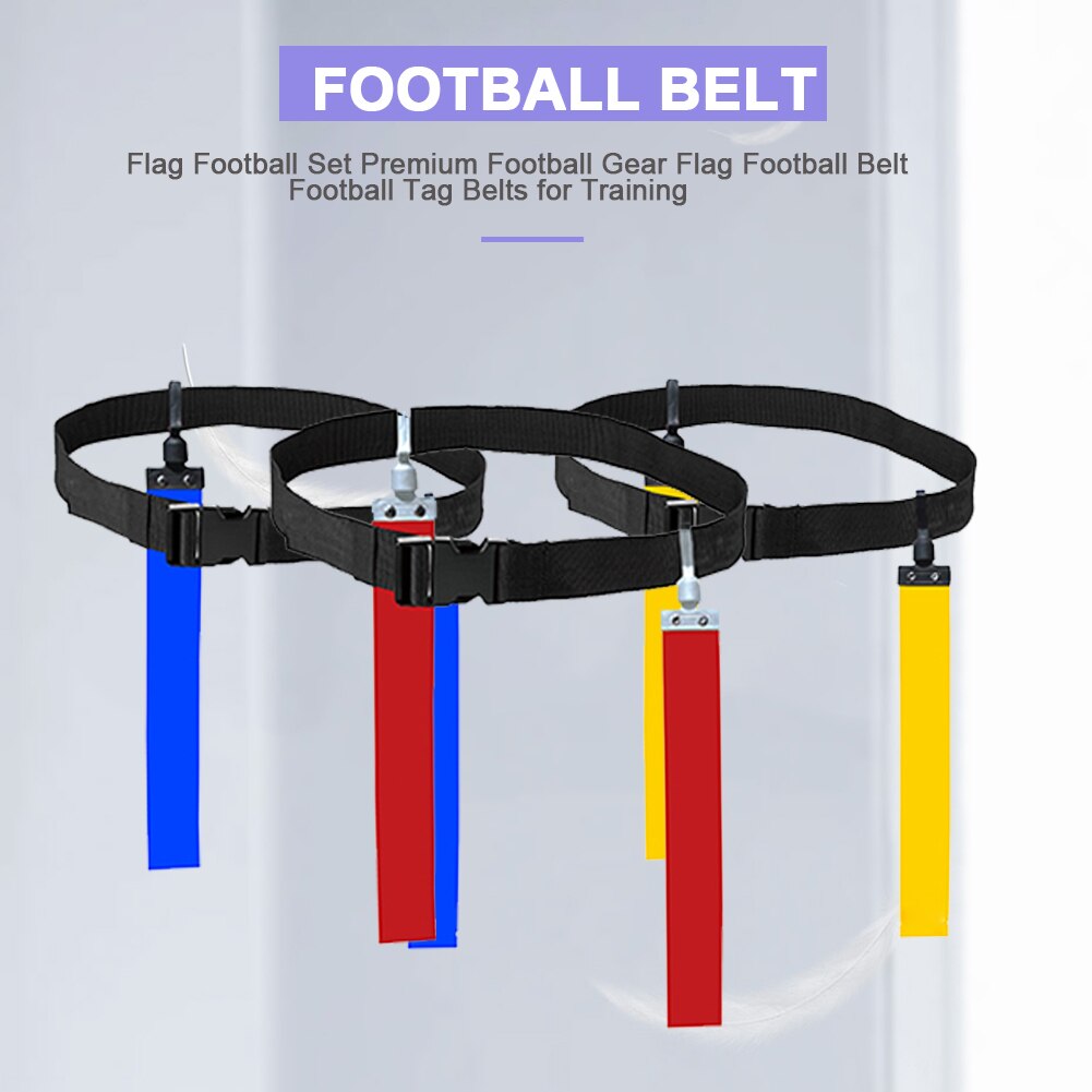 Futebol americano jogo formação cinto bandeira rugby formação tag cinta da cintura bandeira fita ajustável profissional livre tamanho cinto