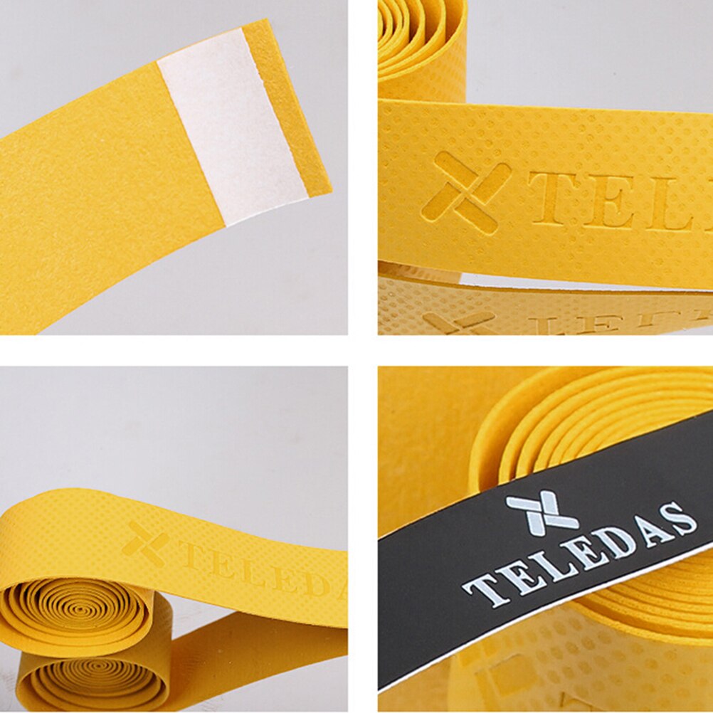 Tennisracket greb anti slip sved absorberet wraps tape badminton squash racket greb håndtag dække bandage rem fiskestang