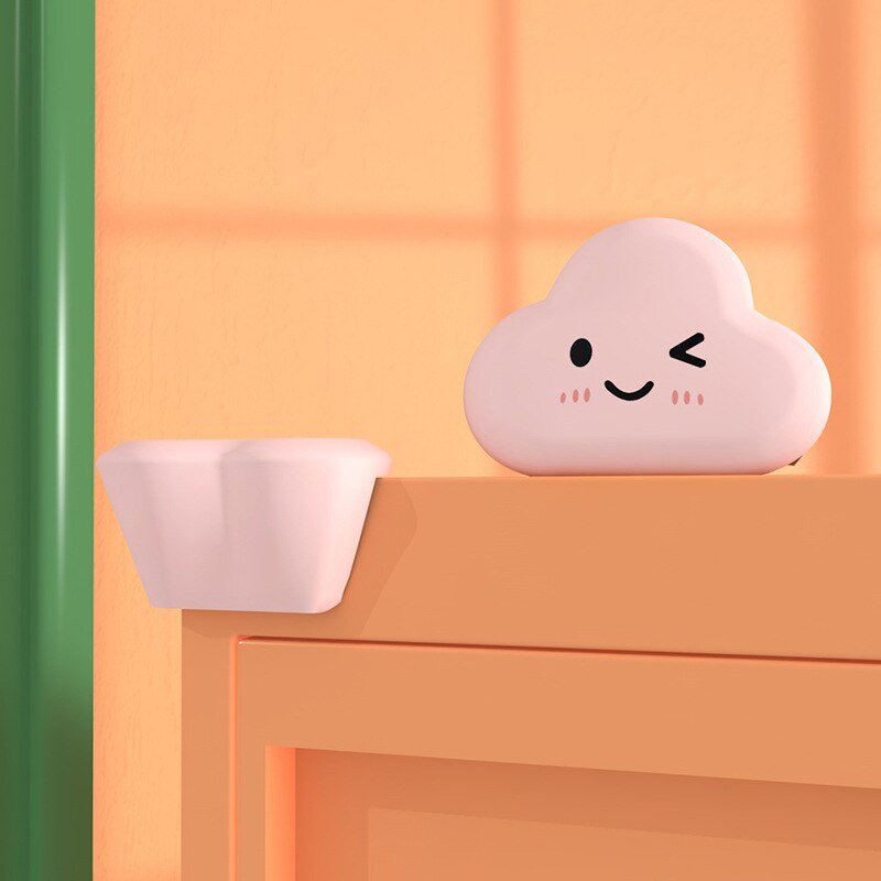 1Pc Cartoon Cloud Silicone Table Corner Protector Protection From Children Safety for Baby Child Furniture Covers Security: Pink