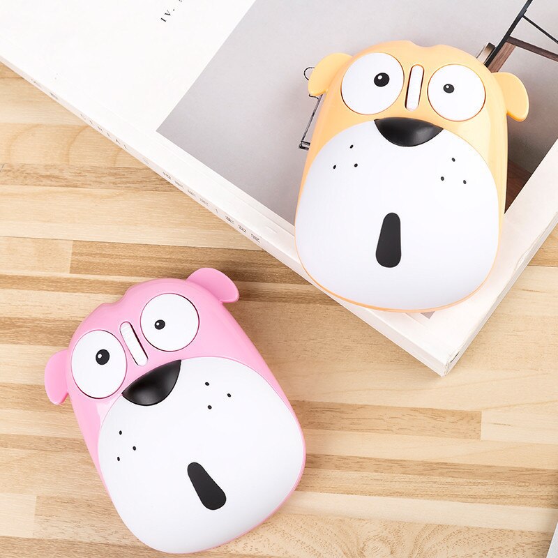 Souris de dessin animé sans fil, chargement sans fil pour chiots, silencieux, mignon, Panda, Bluetooth, pour PC,