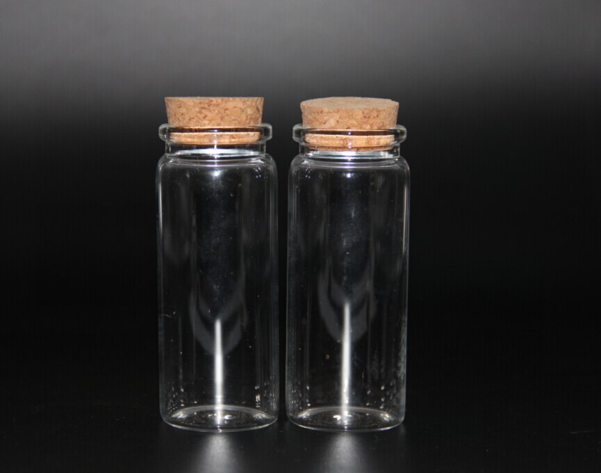 5Pcs 37*70Mm Glas Wishing Flessen Tiny Potten Fles... – Grandado