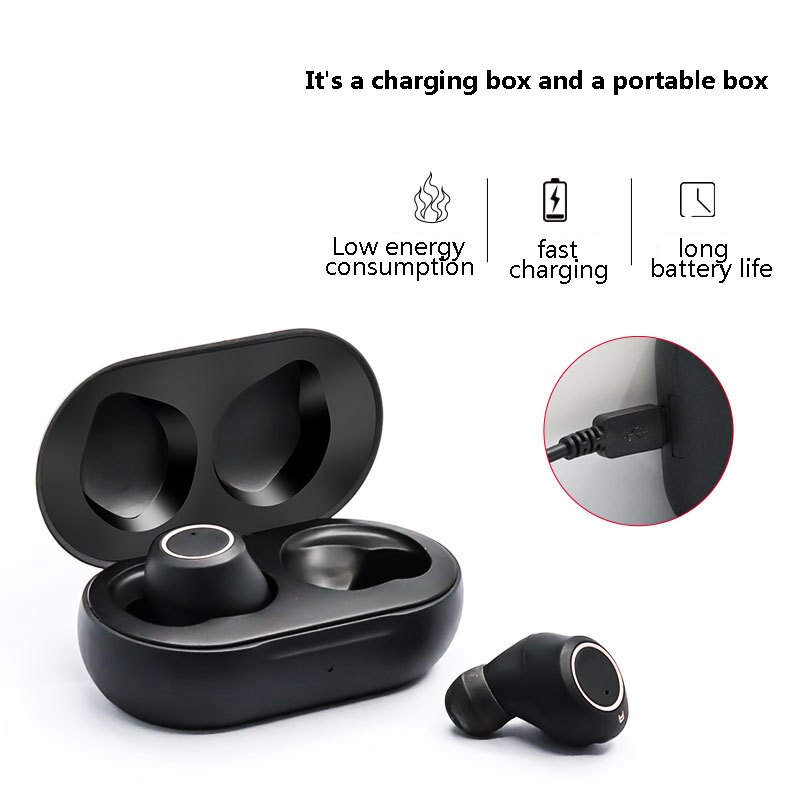 Mini Ear Hearing Aid Magnetic Rechargeable Audiphones Portable Sound Amplifier Hearing Device Black Hearing Aid For Deafness