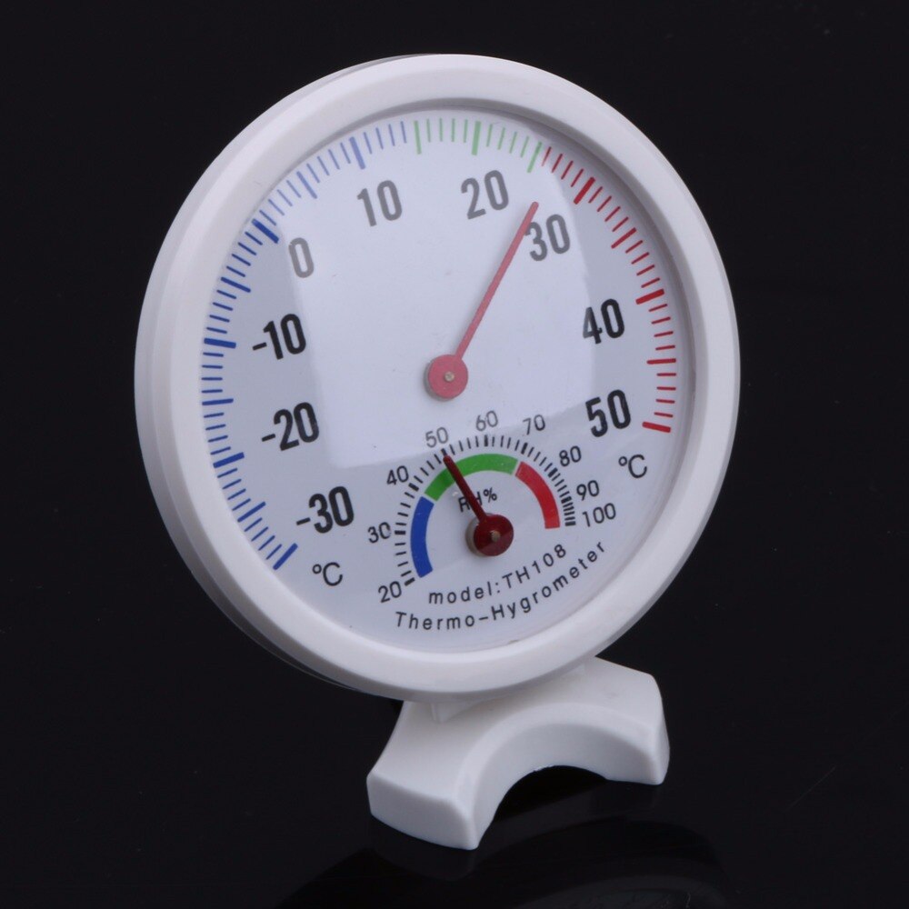 Digital Bell-shaped Scale Thermometer Hygrometer for Home Office Wall Mount Indoor Temperature Measure Tool