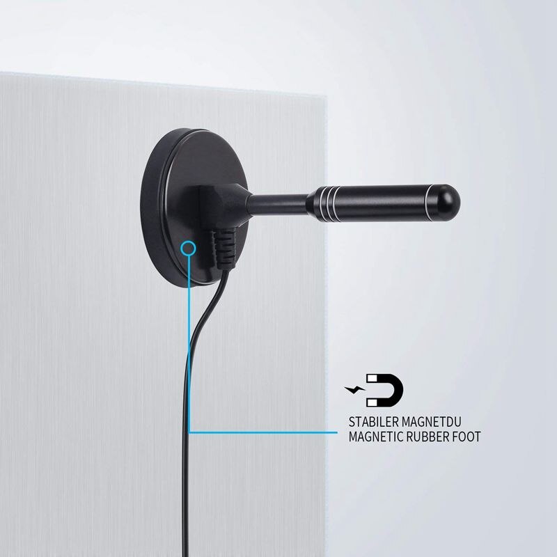 DTA240 High Gain Digital TV Aerial - Portable Indoor/Outdoor Digital Antenna for USB TV Tuner / ATSC Television / DAB Radio -