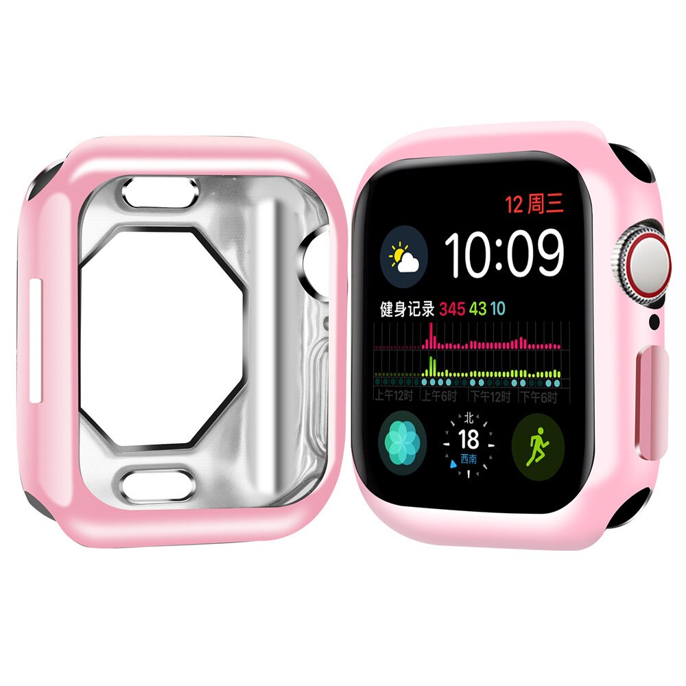 Coque pour apple watch 5, 44mm, 42mm, protecteur pour apple watch 3, 44mm, 44mm, 40mm: Rose Pink / series45 40MM