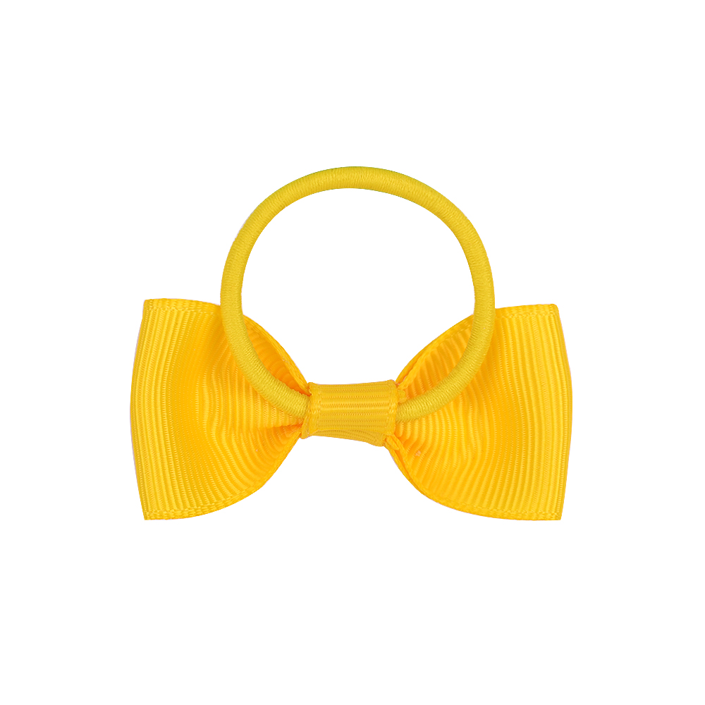 20 unids/lote Mini lazos para el cabello de Color sólido, banda elástica para el cabello para niñas, diadema, cinta de grogrén, accesorios para el cabello para niños