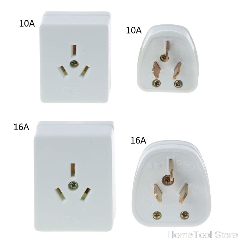 Presa A Muro Aexit 3 In 1 – 10A 250V Con Spina AU UK US, Interruttore E Piastra Da Incasso, Bianca