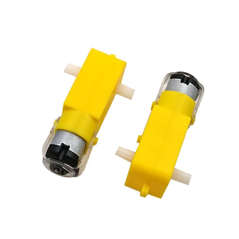1pcs DC 3 v-6 v Metalen/plastic TT Motor Smart Car Robot Gear Motor voor arduino diy Kit Wielen Smart Auto Chassis Geared Motor Rc Auto