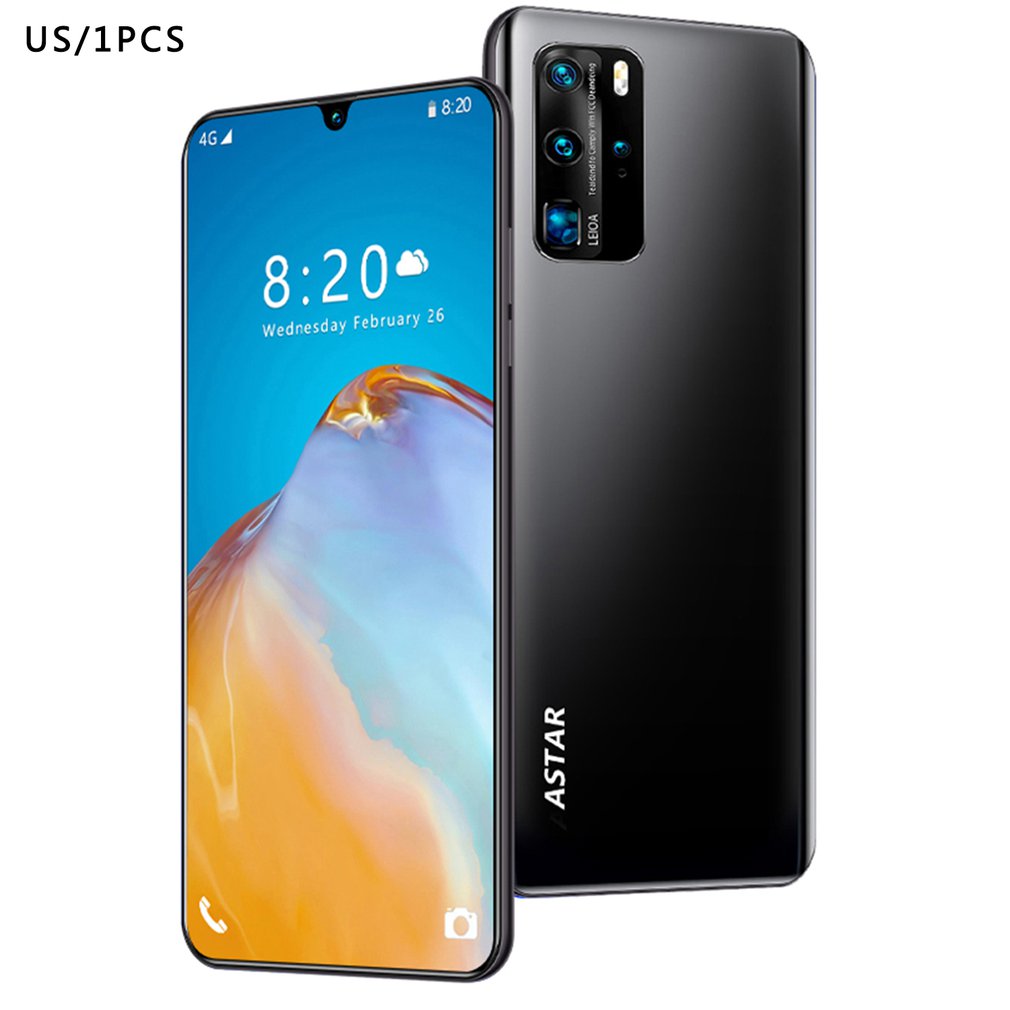 P40 Clever 6,5 Zoll HD Bildschirm 1GB 8GB 24MP Vorne Kamera Starken Quad-Ader-hoch-leistung Prozessor telefon