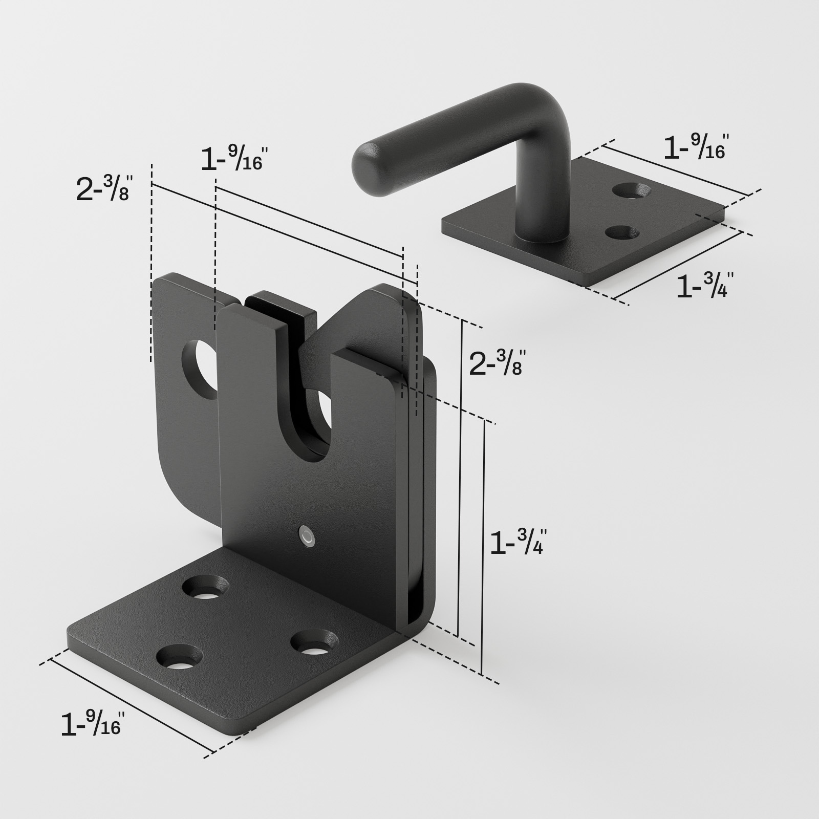Pestillo de puerta automático para valla de madera, cerradura de puerta autoblocante, palanca de gravedad para puerta de valla de madera, pestillos de puerta, negro