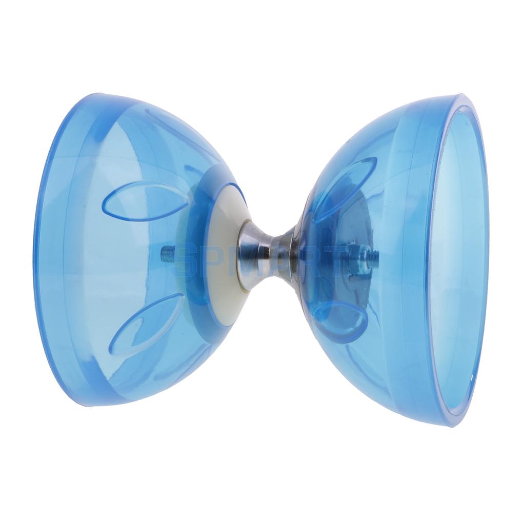 3 Triple Lager Jongleren Diabolo Speelgoed Met String Metal Sticks Kids Chinese Yoyo Professionele Educatief Speelgoed 13/10.5 Cm Diameter: Blue Small Size
