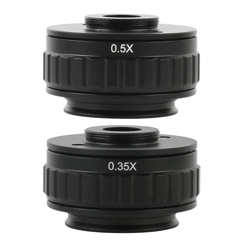 0,3X 0,35X 0,4X 0,5X Adapter Objektiv 38mm Zu C-montieren Stecker 1X Trinokular Stereo Mikroskop Rohr für Digital Kamera Fokussierung: Silber