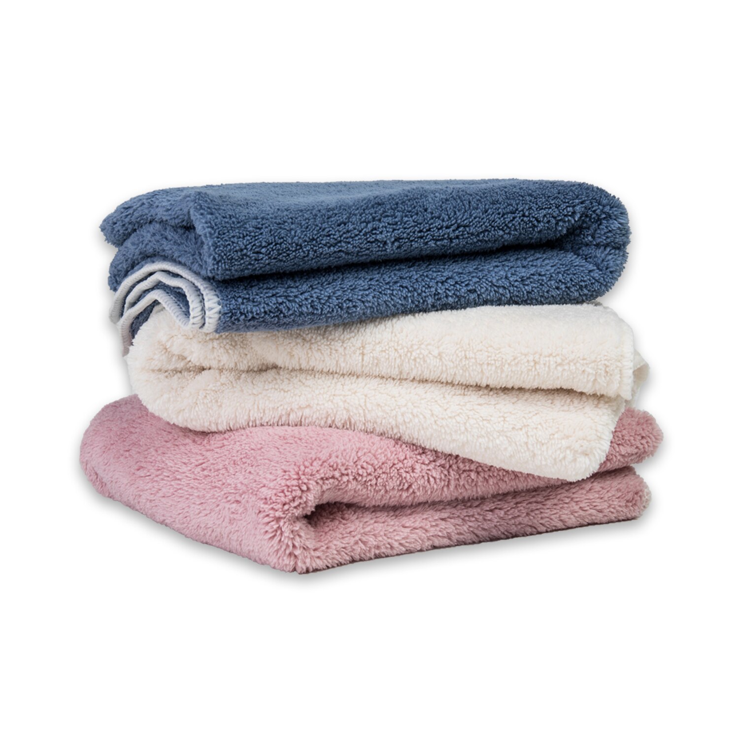Face towel super soft and super absorbent not easy to fade skin-friendly 100% coral fleece material 35 × 75cm 6 packs