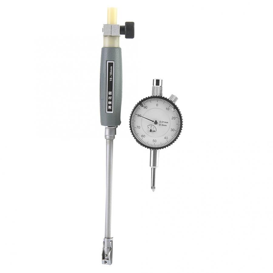 Internal Micrometer Dial Bore Gauge 10-18mm Inner Diameter Indicator Engine Cylinder Measuring Tool 0.01 Accuracy Reloj