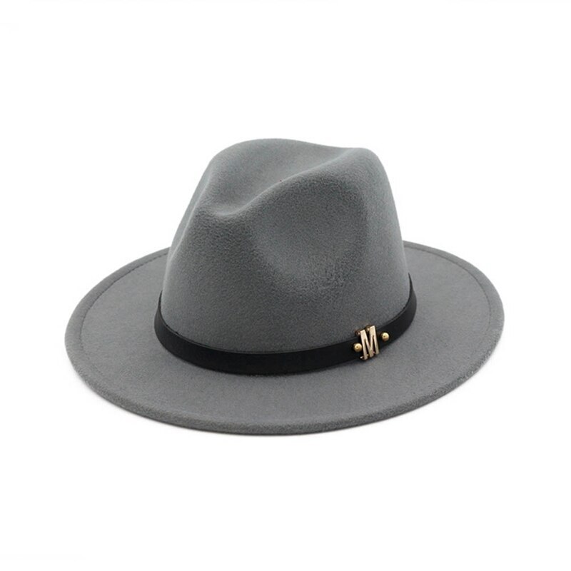 Hoeden Voor Mannen En Vrouwen 8 Stijl Wollen Cowboyhoed Retro Platte Top Grote Hoed Jazz Vilten Hoed Brede rand Hoed Gesp Mode Zonnehoed: LGY
