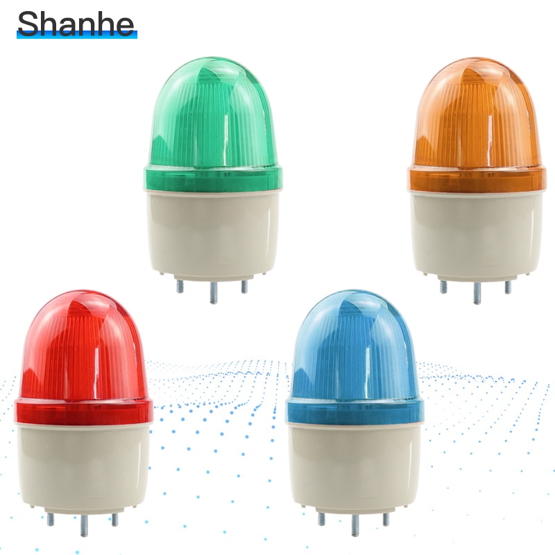 1pcs DC 12V 24V AC 110V 220V LED-2071 Red Orange Green Blue Warning Light lamp Siren Industrial Warning without buzzer