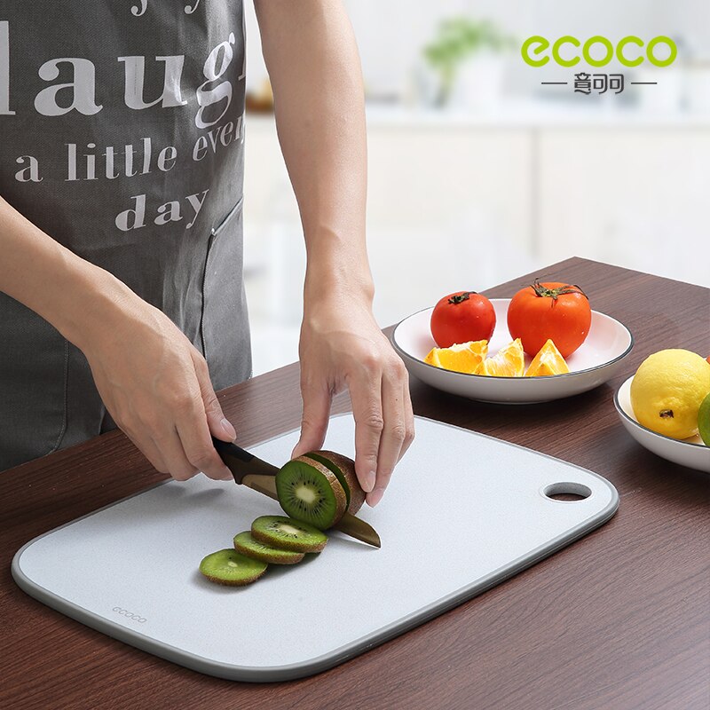 ECOCO Kitchen Chopping Blocks Food Cutting Board Not Moldy Classification Outdoors Camping Vegetable Fruits Meats Bread Cutting