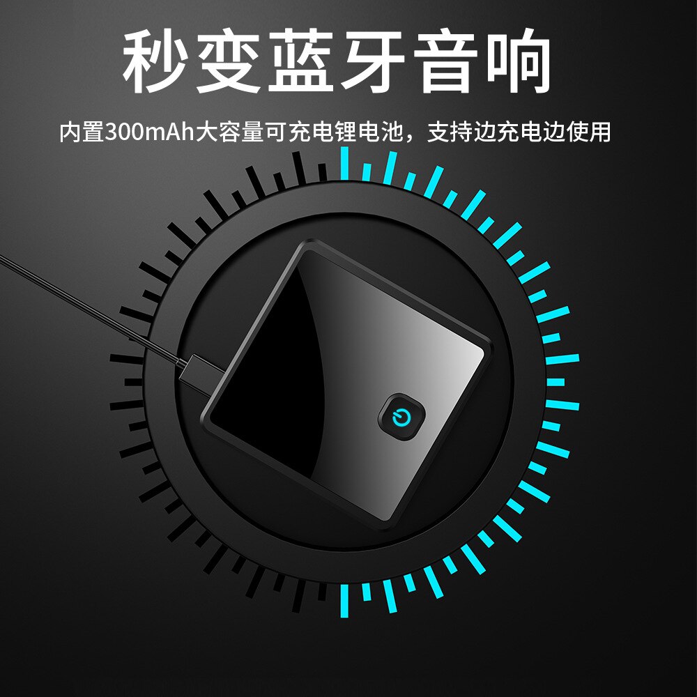 BT 5.0 Transmitter Receiver 2 in 1 Wireless Audio Adapter (3.5mm RCA Optical AUX LED Indicator Low Latency 10M Transmission TV