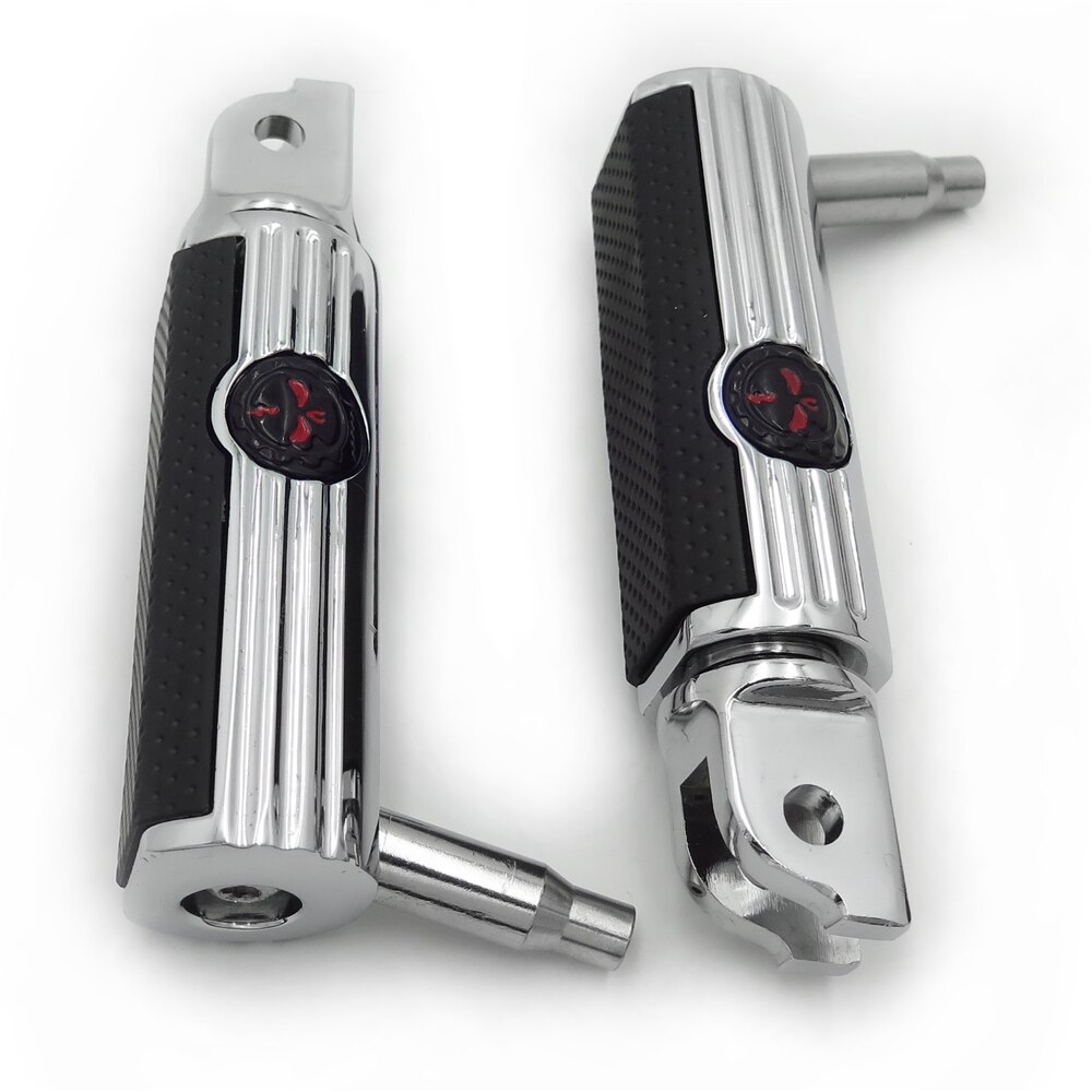 Aftermarket Defiance Rider Footpegs Black Anodized For Harley 18-19 Breakout FXBR 114 FXBRS