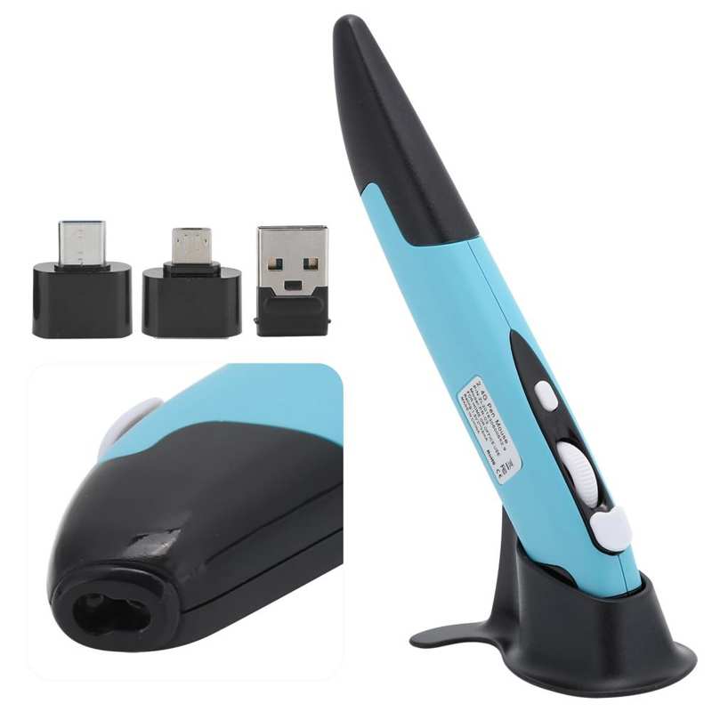 Mouse Pen USB Mouse Pen Durable 2.4Ghz Strong Ergonomically Smart TVs Desktop for Notebook Computers