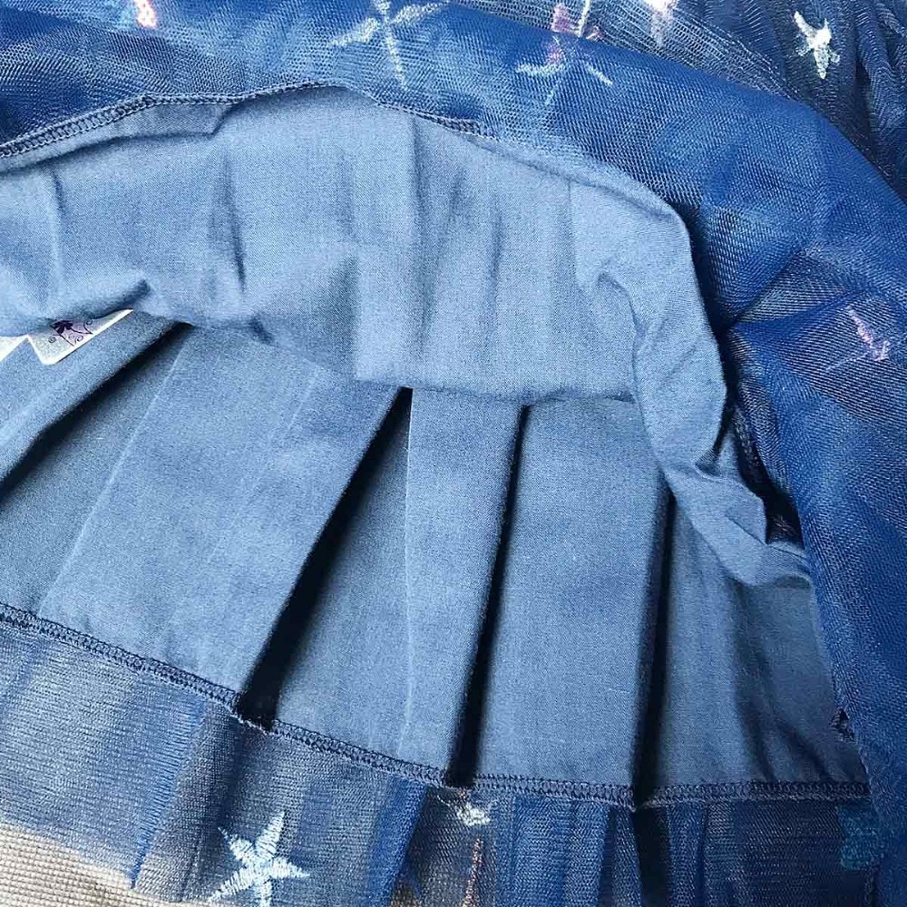 Tyttöjen tutu hame vauvan juhlapuku hame lasten verkkohame lasten tanssihame tytöille juhlahousut space sequin star 3 to 9 v.
