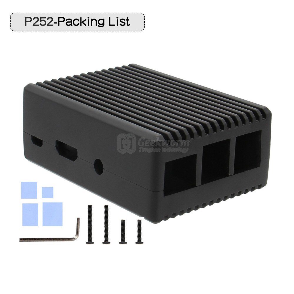 Raspberry Pi 3 Case, pi 3B Aluminium Passieve Koeling Case Behuizing Behuizing Voor Raspberry Pi 3 Model B Plus / 3B