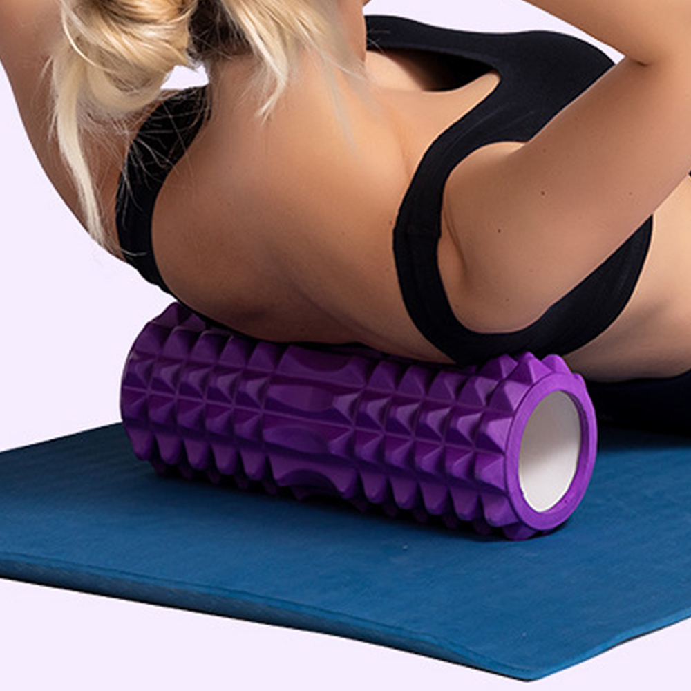 26cm Yoga colonne gymnastique Fitness Pilates mousse rouleau exercice dos Massage rouleau Yoga brique maison Fitness équipement