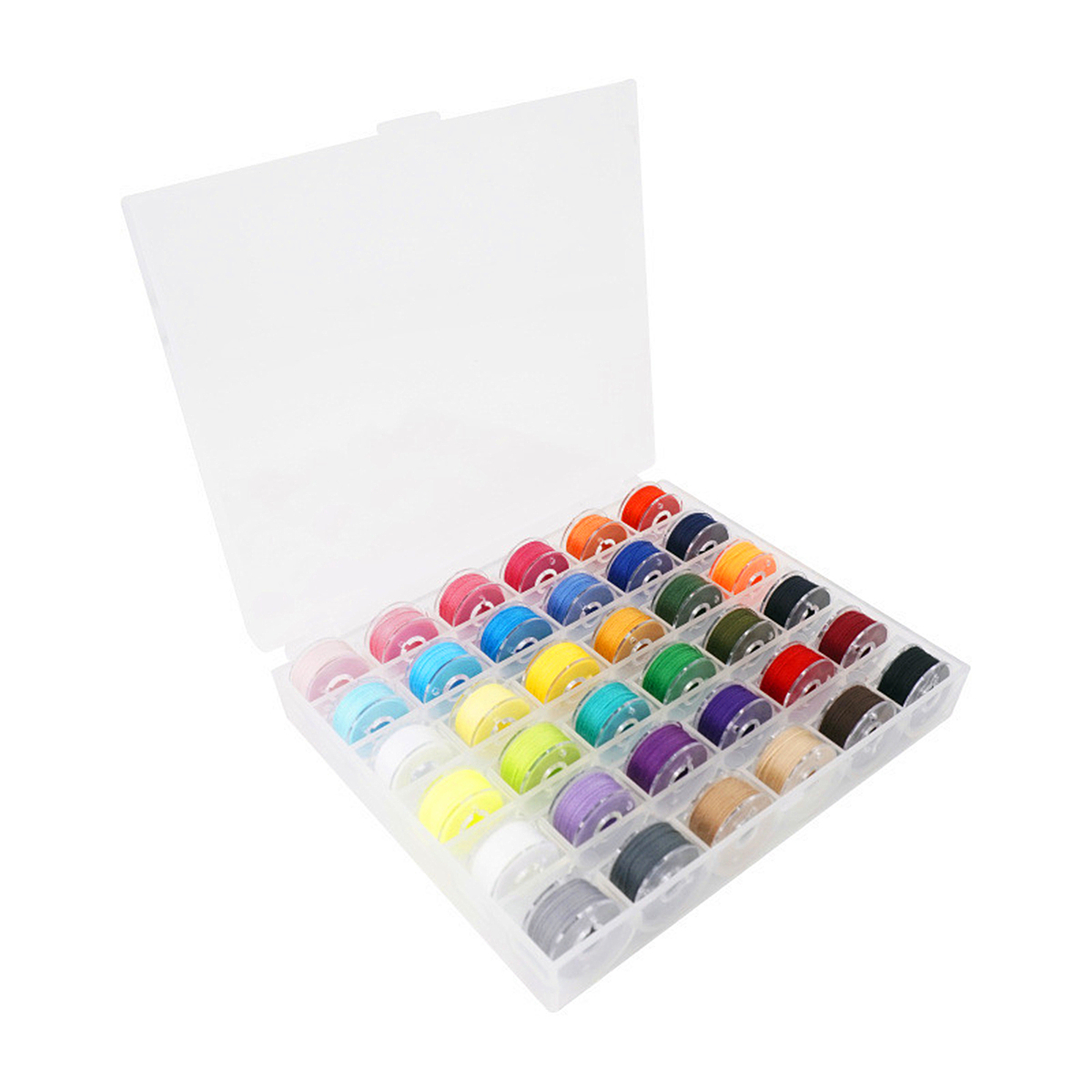 36PCS Mixed Colors Handmade Sewing Thread Box Set Sewing Machine Knitting Thread Thick Line Hand Stitching Sewing Tools: Default Title