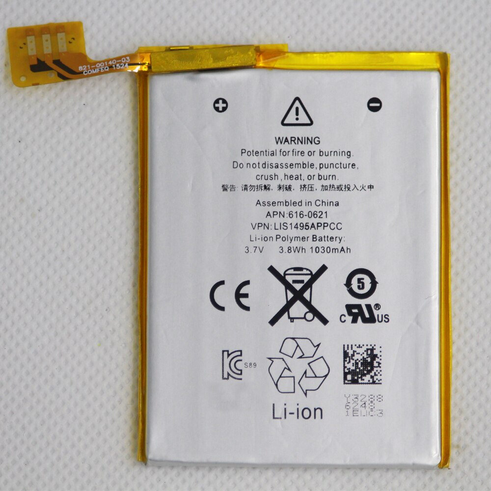 Brand Battery 1030 mAh batteries For ipod Touch 5 5g battery replacement with repair tools