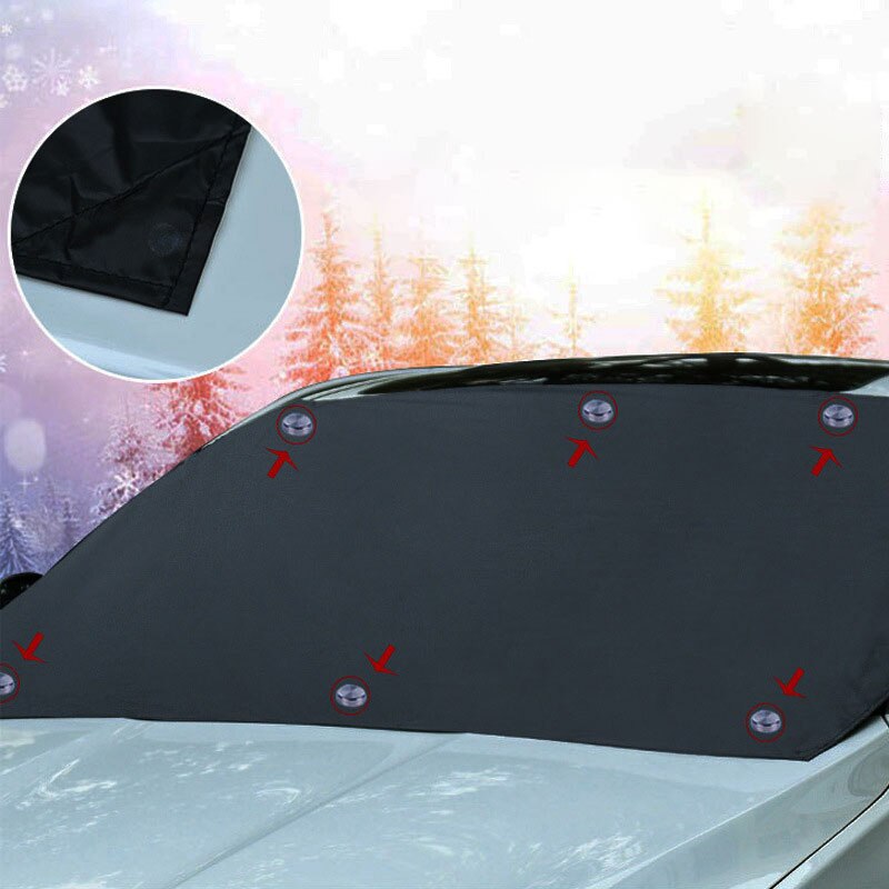 Magnetic Edges Car Snow Cover Frost Car Windshield Snow Frost Guard Protector Free Ship