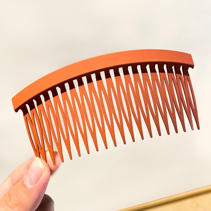 Grampo de cabelo fosco minimalista estilo coreano, franja feminina, estilo de cabelo, acessórios de cabelo elegantes e versáteis para uso diário: Preto