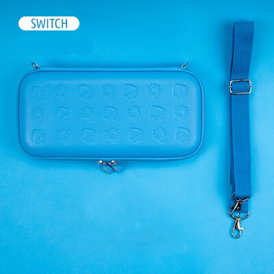 Für Nintendo Schalter Schutzhülle tragbar Lager Tasche NS Schalter Reise Lagerung schwer Hülse Tasche Für Nintendo schalten Spiel Zubehör: Blau Tasche