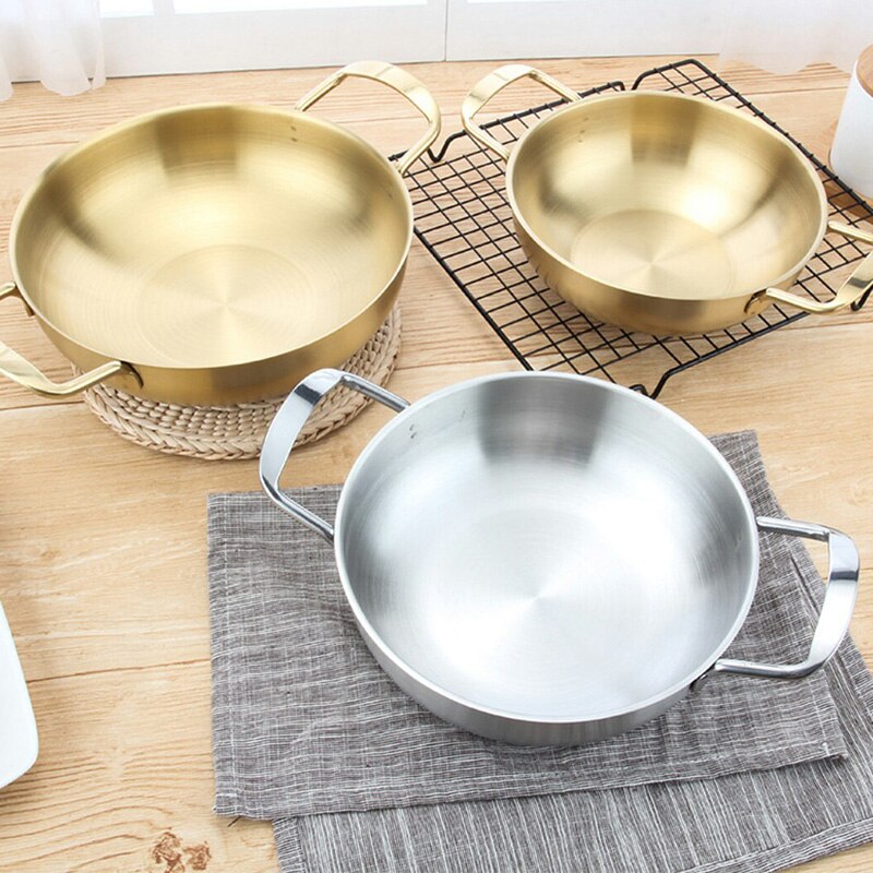 Mini Chef's Classic Stainless Steel Everyday Pan Cookware - Inner Diameter 18cm/20cm/22cm