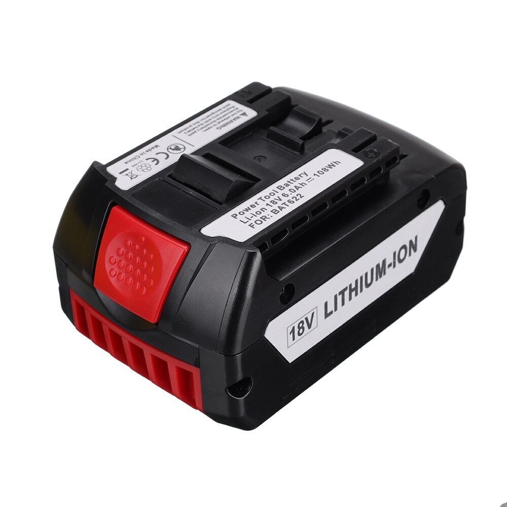 Original 18V 6000mah Rechargeable Li-ion Battery For Bosch 18V Battery Backup 6.0A Portable Replacement BAT609 Indicator light