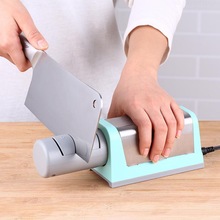 Professionele Elektrische Keuken Messenslijper Slijpsteen Met 3 Fasen Diamant Wolfraam Staal Keramische EU Plug