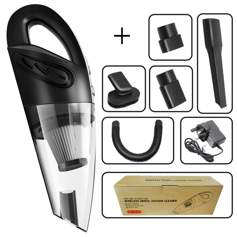 Handheld Vacuum Cordless Powerful Cyclone Suction Portable Rechargeable Vacuum Cleaner Quick Charge for Car Home Pet Hair