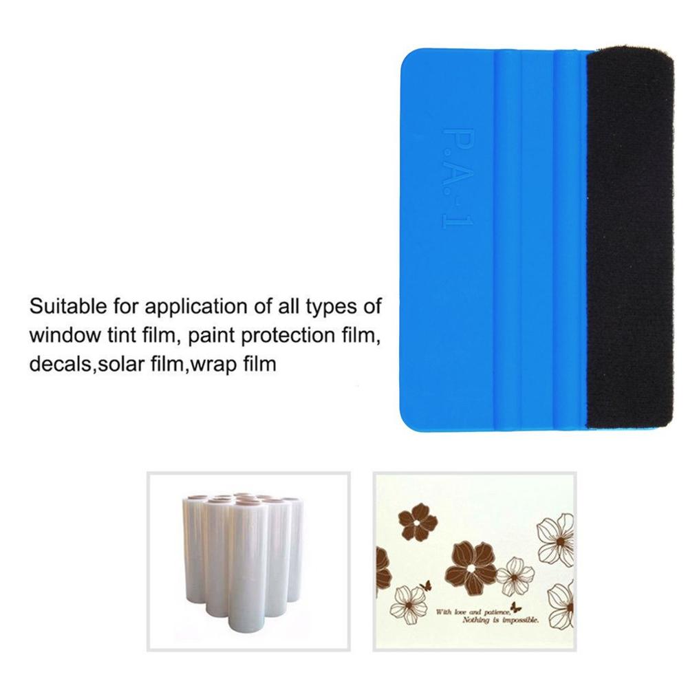 Slidfast vinyl plast bil gummiskraber mærkat dekoration wrap applikator blød filt kant skraber bil folie ridse