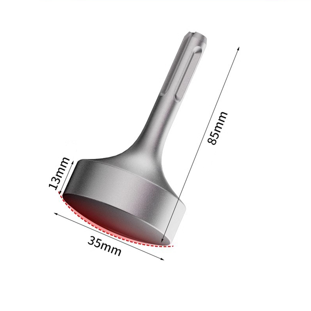 Cabezal de martillo para máquina de coser, pila SDS PLUS, borde de conducción, perno de martillado, tubería de hierro blanco, herramienta de instalación de martillo eléctrico, 1 ud.: Chocolate