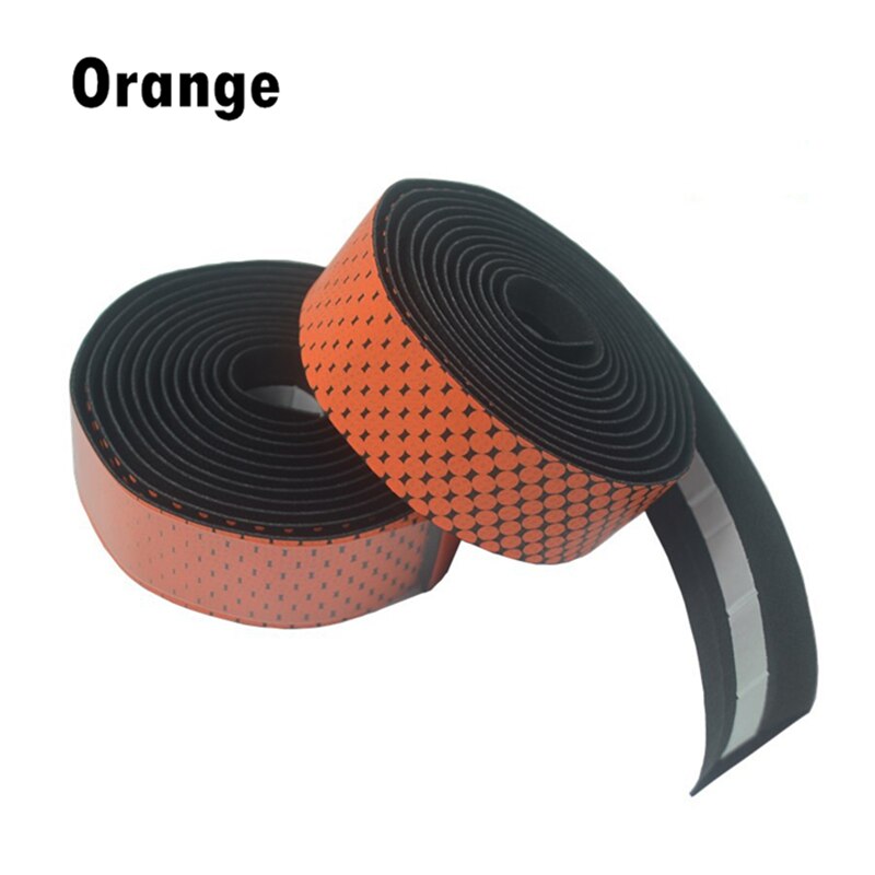 Pu cykel bånd cykel kork styr tape tape  +2 bar stik cykeltilbehør gradient cykel styr bånd