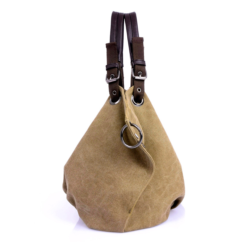 Vrouwen Canvas Messenger Bags Vrouwelijke Crossbody Tassen Solid Schoudertas Casual Vrouwelijke Handtas Grote Capaciteit Tote