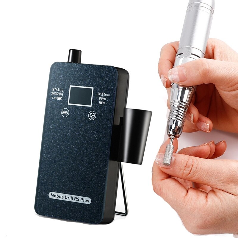 Press Sn Nail Polisher 30000Rpm Electric Nail Drill Milling Machine for Manicure Pedicure Files Tools Kit US Plug