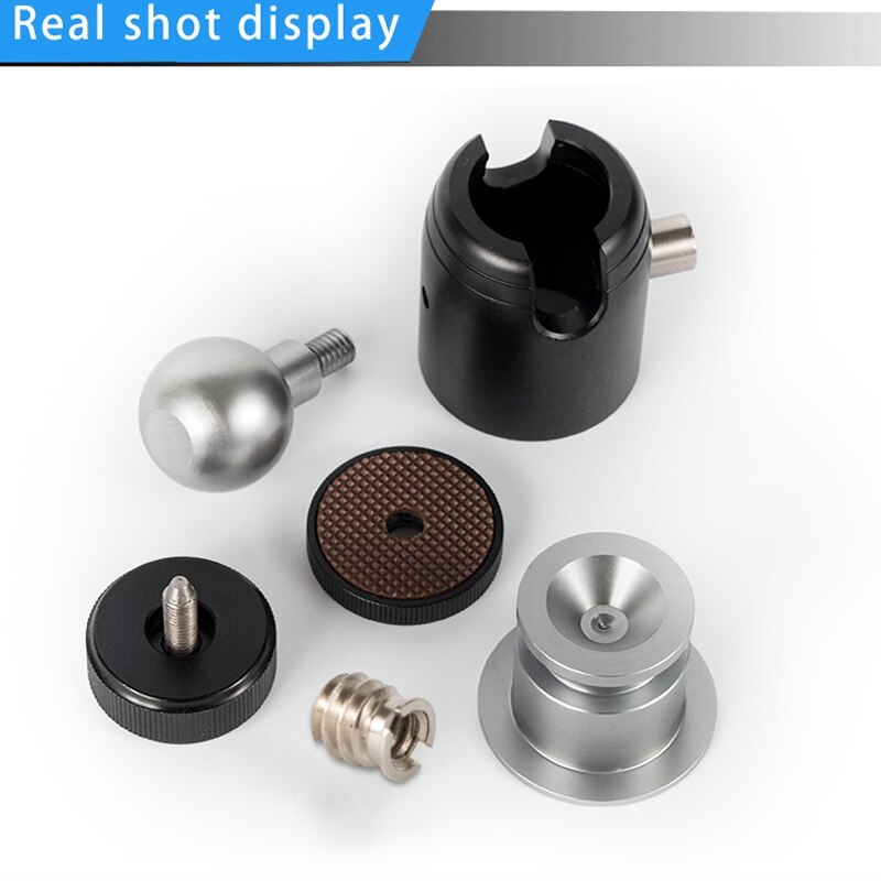 Mini Ballhead Monopod Ball Head Tripod Head 360 Panoramic Head for DSLR Camera Flash Tripod Mount Adapter