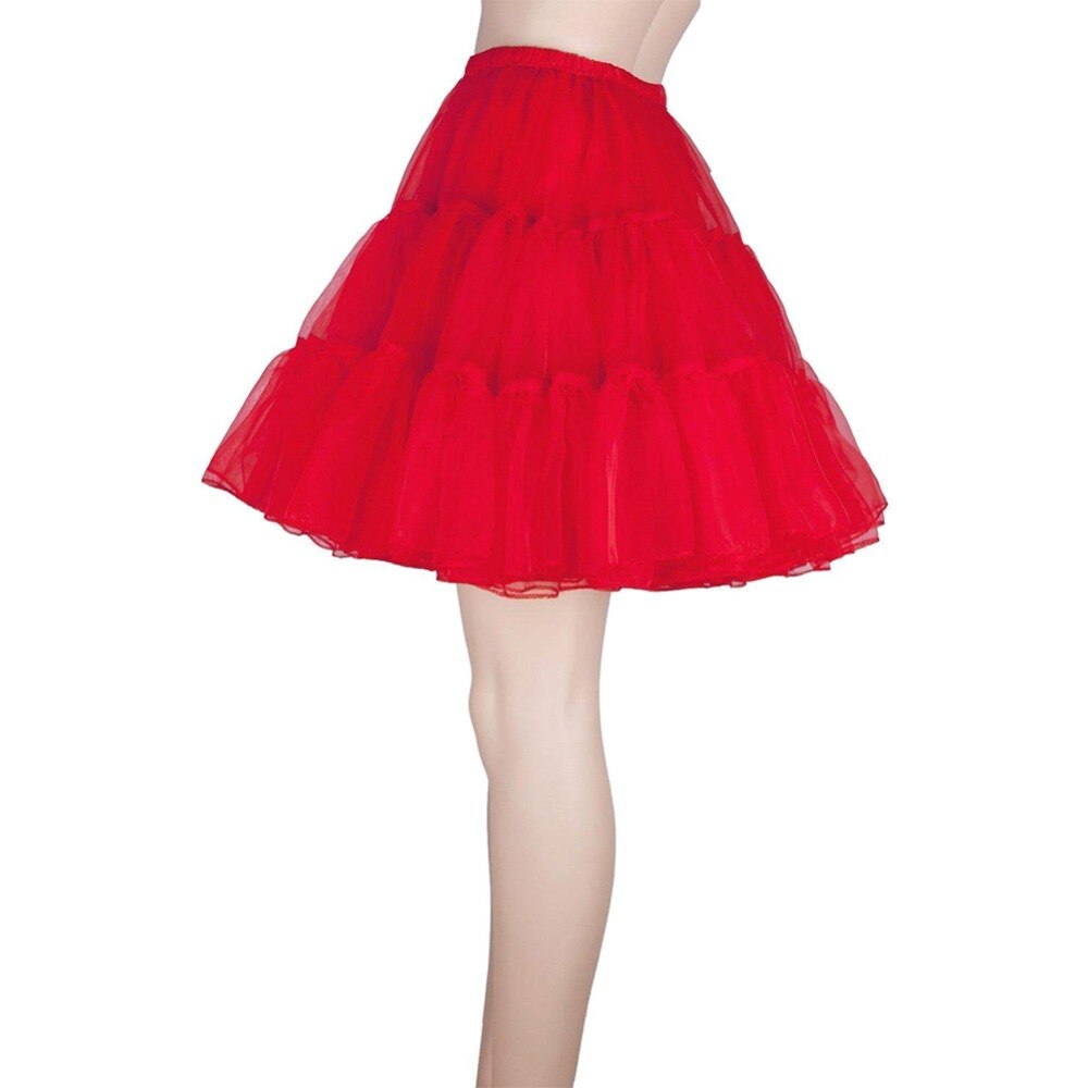 Colorful Girl&#39;s Tutu Net Petticoat Underskirt White Black Short Jupon Marriage Petticoats For Wedding Dress