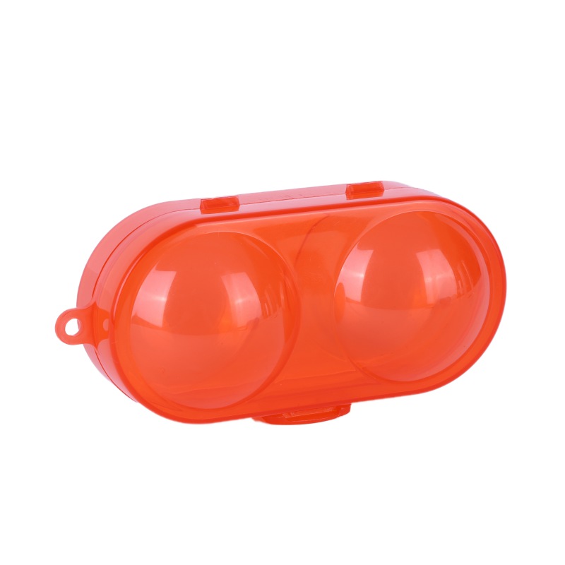 Scatola contenitore per palline da ping-Pong custodia in plastica rigida scatola portaoggetti per palline da ping Pong accessori da ping-Pong facile da trasportare: Rosso