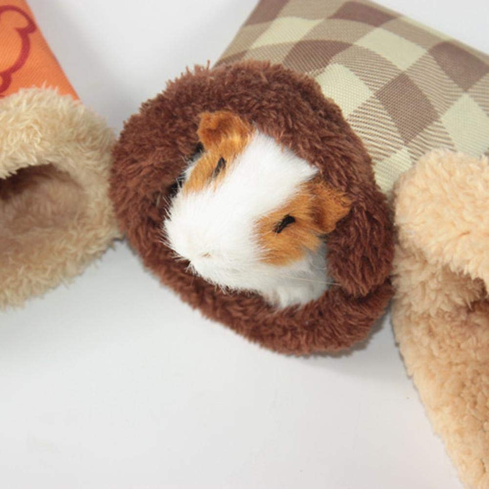 Lille kæledyr hamster sovepose pose blødt varmt hus til vinter marsvin pindsvin  hg99