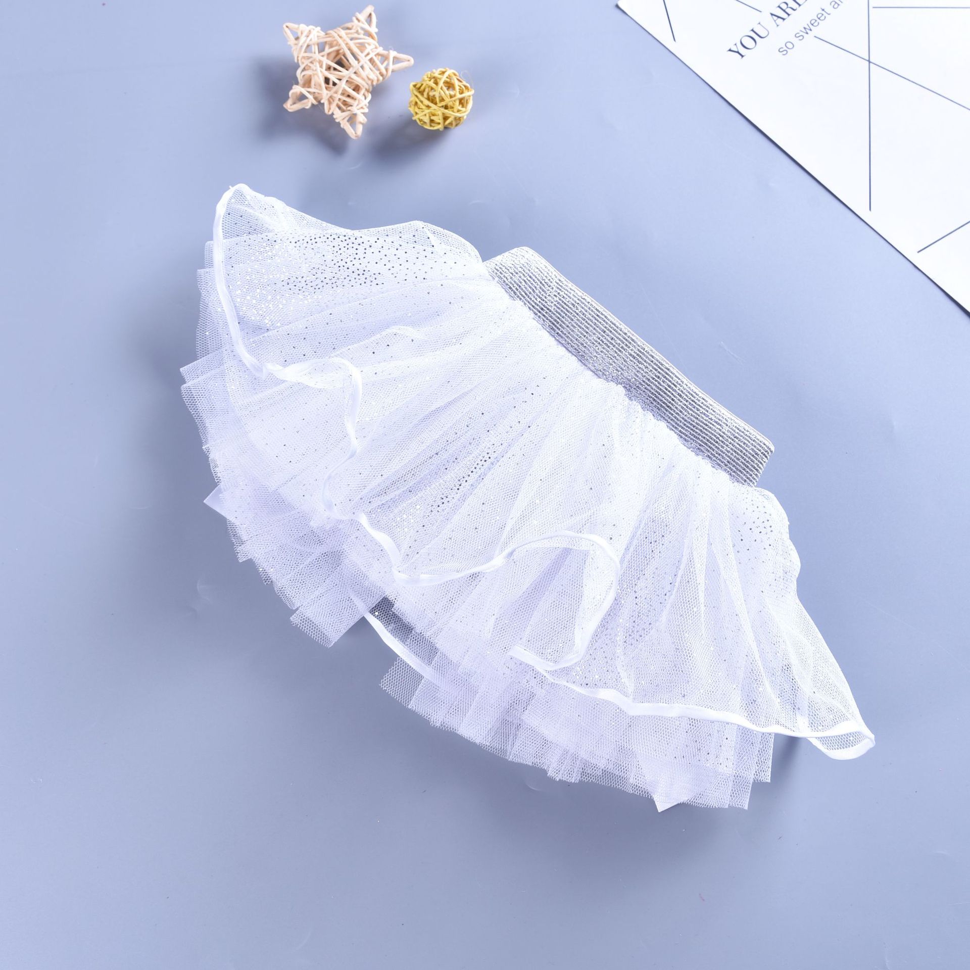 Baby Meisjes Tutu Rok Witte Kleur Doop Kleding Pluizige Rok Peuter Meisjes Kinderkleding Baby Kleding