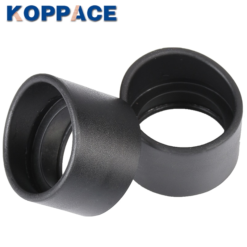 KOPPACE 2pcs for 32-36mm Stereo Microscope Eye Guards Binocular Bevel Angle Rubber Eyepiece Eye Guards Cups Shield